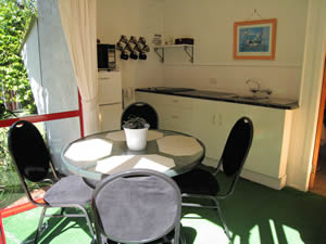 Dining/kitchen area for apartment